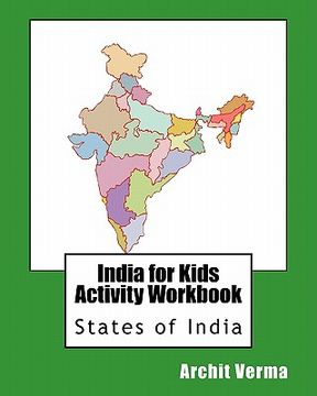 portada india for kids activity workbook: states of india (en Inglés)