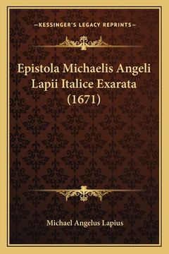 portada Epistola Michaelis Angeli Lapii Italice Exarata (1671) (in Latin)