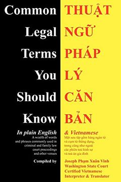portada Common Legal Terms you Should Know: In Plain English and Vietnamese (in English)