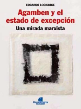 portada Agamben y el Estado de Excepción (in Spanish)