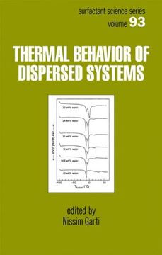 portada thermal behavior of dispersed systems