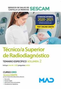portada Técnico Superior de Radiodiagnóstico del Servicio de Salud de Castilla-La Mancha