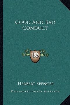 portada good and bad conduct (en Inglés)