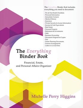 portada The Everything Binder Book: Financial, Estate, and Personal Affairs Organizer (in English)