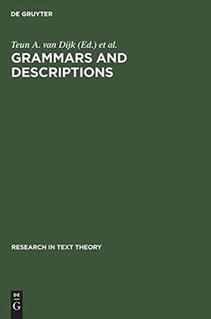 portada Grammars and Descriptions: Study in Text Theory and Text Analysis (in English)