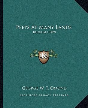 portada peeps at many lands: belgium (1909) (in English)