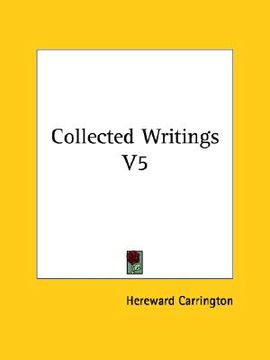 portada collected writings v5 (in English)