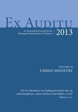 portada Ex Auditu - Volume 29