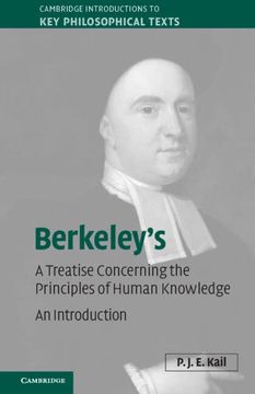 portada Berkeley's a Treatise Concerning the Principles of Human Knowledge: An Introduction (Cambridge Introductions to key Philosophical Texts) (en Inglés)