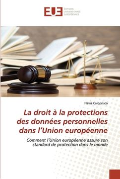 portada La droit à la protections des données personnelles dans l'Union européenne (en Francés)
