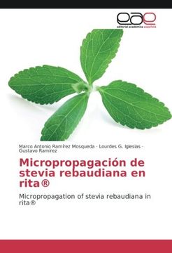 portada Micropropagación de stevia rebaudiana en rita®: Micropropagation of stevia rebaudiana in rita®