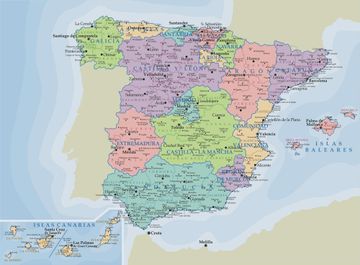 Libro Mapa Político De España De Instituto Geográfico Nacional - Buscalibre