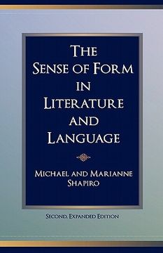 portada the sense of form in literature and language (in English)