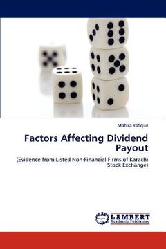 portada factors affecting dividend payout (in English)