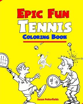 portada Epic Fun Tennis Coloring Book (en Inglés)
