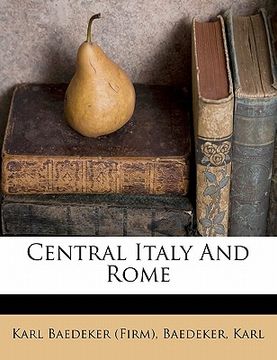 portada central italy and rome (en Inglés)