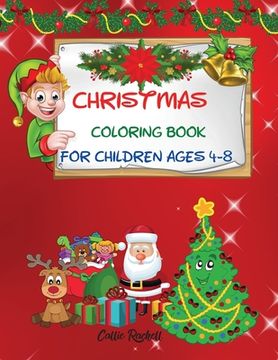 portada Christmas coloring book for children ages 4-8