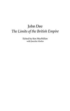 portada John Dee: The Limits of the British Empire (in English)