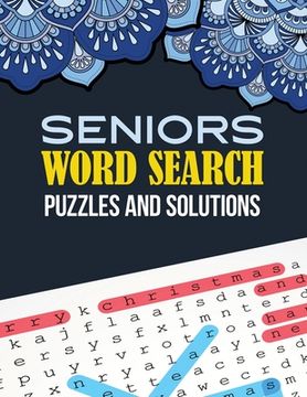 portada Seniors Word Search Puzzle and Solutions: Word Search Book Challenging and Fun Puzzles for Adults, Brian Game Book for Seniors in This Christmas Gift (en Inglés)