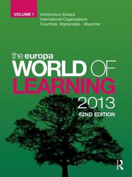 portada The Europa World of Learning 2013 (en Inglés)
