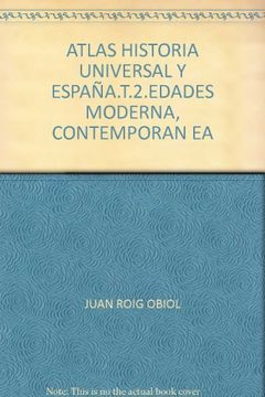 portada (ii) Atlas De Historia Universal (vol. Ii): Edad Moderna Y Contemporanea