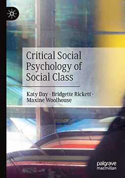portada Critical Social Psychology of Social Class (en Inglés)