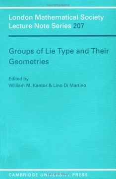 portada Groups of lie Type and Their Geometries Paperback (London Mathematical Society Lecture Note Series) (en Inglés)