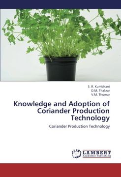 portada Knowledge and Adoption of Coriander Production Technology