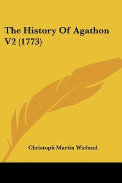portada the history of agathon v2 (1773) (in English)