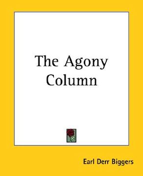 portada the agony column (in English)