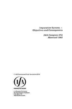 portada imputation systems: objectives & consequences (en Inglés)
