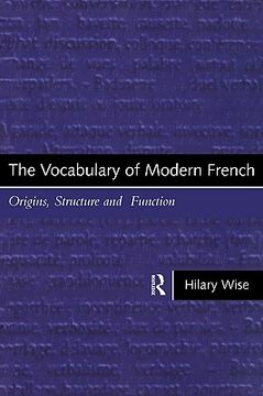 portada the vocabulary of modern french (in English)