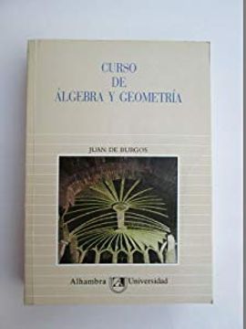 portada Curso de Algebra y Geometria (8ª Ed. )
