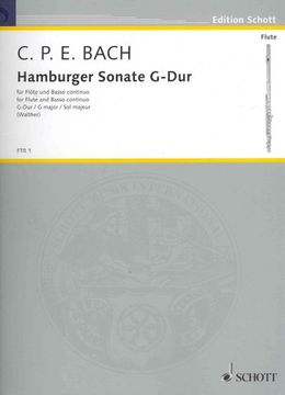 portada Hamburger Sonata: Fur Flote und Basso Continuo / for Flute and Basso Continuo: G-Dur / g Major / sol Majeur (en Inglés)