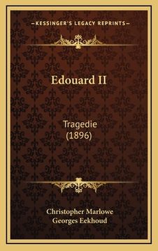 portada Edouard II: Tragedie (1896) (en Francés)