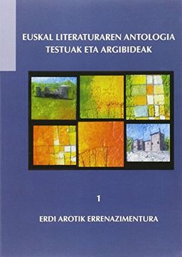 portada Euskal Literaturaren Antologia: Erdi Arotik Errenazimendura (in Basque)