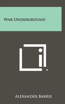 portada war underground (en Inglés)