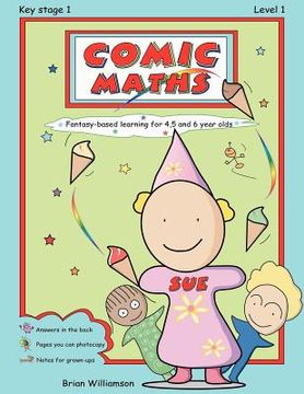 portada comic maths: sue: fantasy-based learning for 4, 5 and 6 year olds