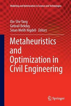 portada Metaheuristics and Optimization in Civil Engineering (en Inglés)