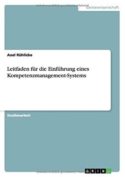portada Leitfaden für die Einführung eines Kompetenzmanagement-Systems (German Edition)