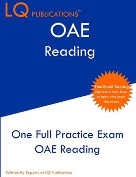 portada OAE Reading: One Full Practice Exam - Free Online Tutoring - Updated Exam Questions (en Inglés)