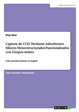 portada Captura de co2 Mediante Adsorbentes Silíceos Mesoestructurados Funcionalizados con Grupos Amino (in Spanish)
