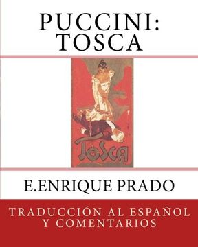 portada Puccini: Tosca: Traduccion al Espanol y Comentarios (in Spanish)