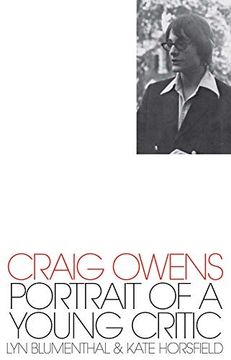 portada Craig Owens: Portrait of a Young Critic (in English)