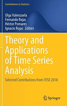 portada Theory and Applications of Time Series Analysis: Selected Contributions From Itise 2018 (Contributions to Statistics) 