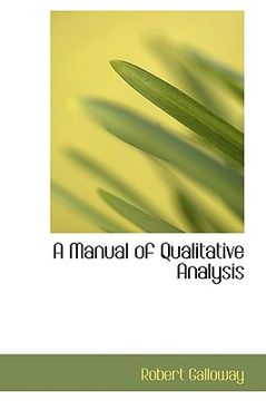 portada a manual of qualitative analysis (en Inglés)