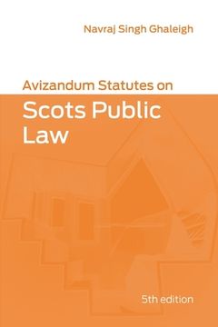 portada Avizandum Statutes on Scots Public law (en Inglés)