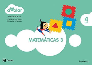 portada A volar! matemáticas, Educación Infantil, 4 años. Cuaderno 3 (Paperback) (in Spanish)