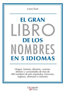 portada El Gran Libro de los Nombres en 5 Idiomas (in Spanish)