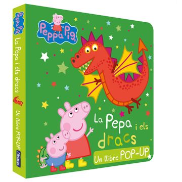 portada Peppa Pig. Llibre Pop-Up - La Pepa i els dracs (en Catalán)